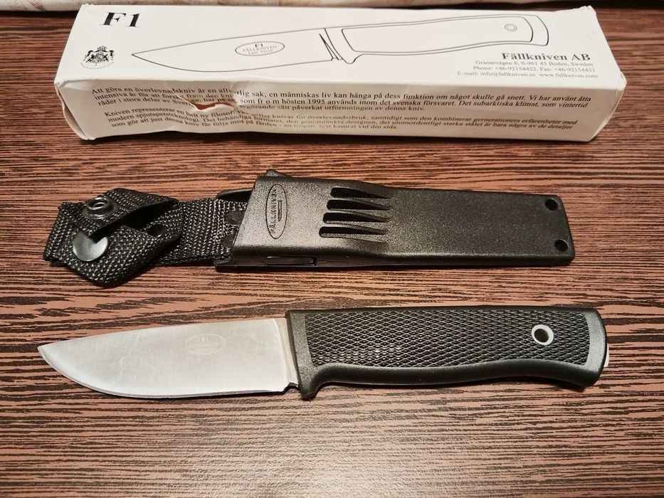 Cutit camping Real Steel Bushcraft III Black Thorn Falkniven