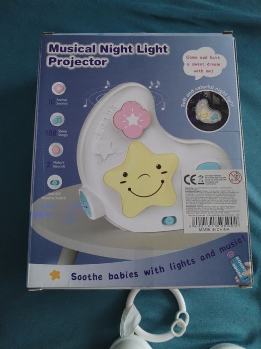 Proiector muzical cu sunete și lumini