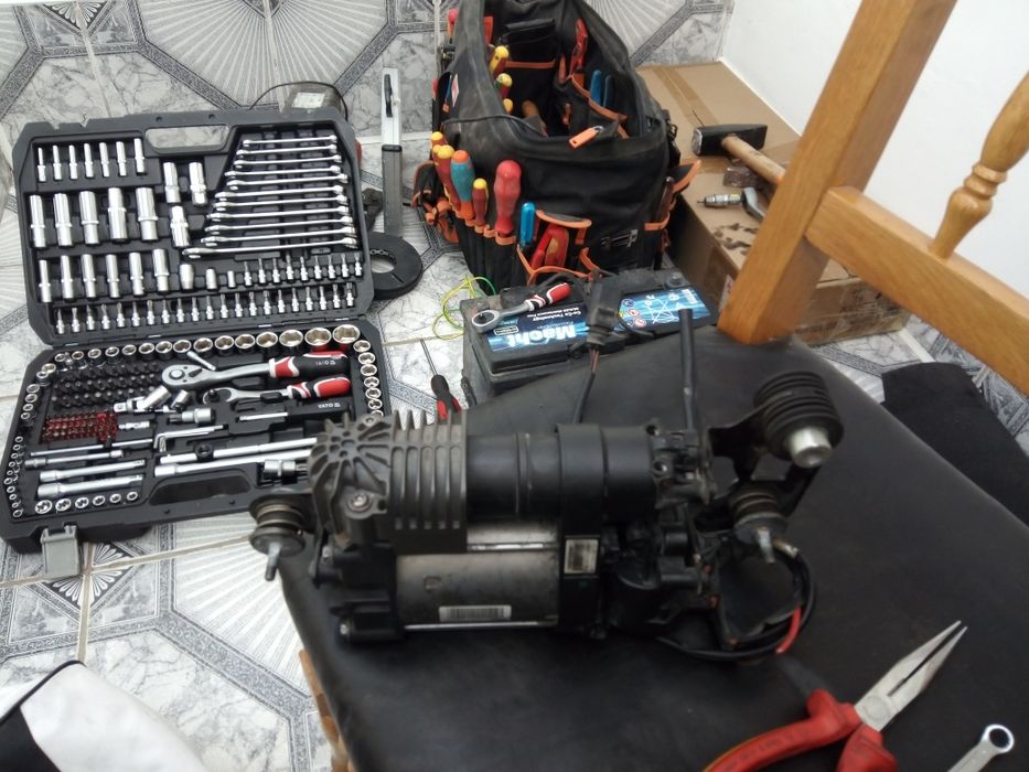 Reparare reparație compresor suspensie perne aer Audi Q7 A8 A6 Touareg