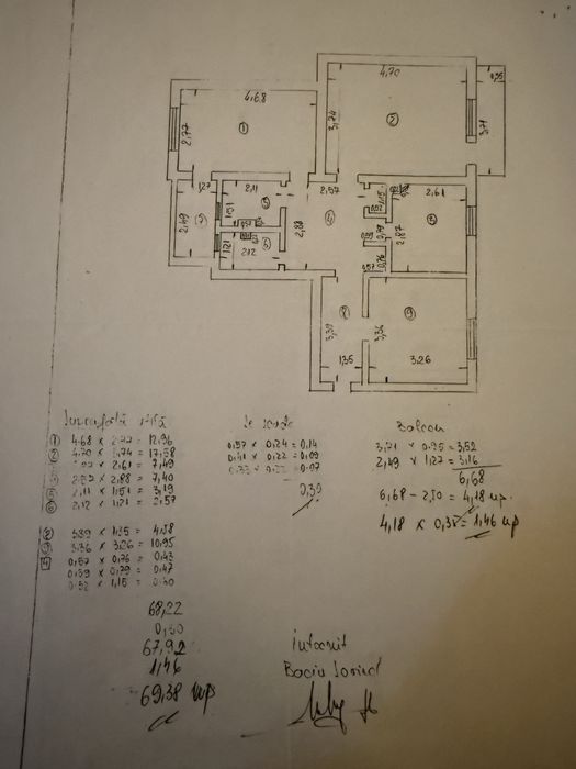 Vand apartament 3 camere