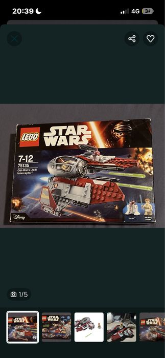 Lego Star Wars Obi-Wan’s Jedi Interceptor-75135