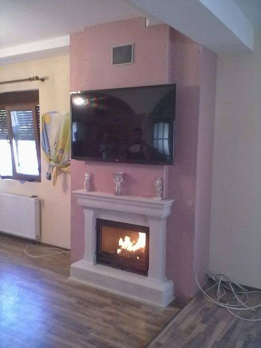 Șemineu pe lemne,cu bioetanol sau electrice și coșuri de fum profesion