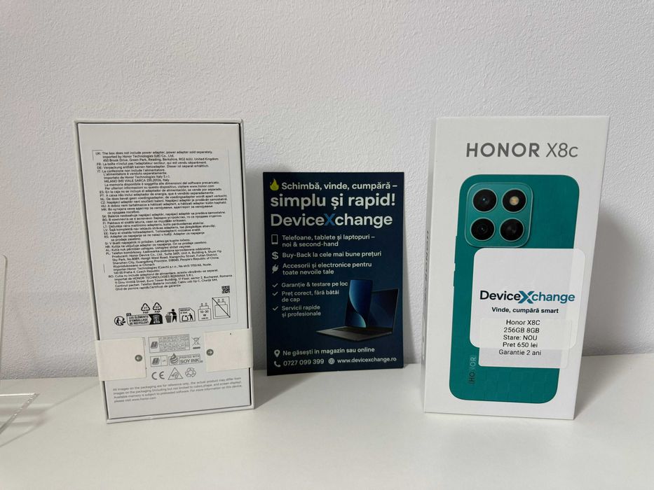 Honor X8c 8GB/256GB SIGILAT* Garantie *Buy Back * deviceXchange