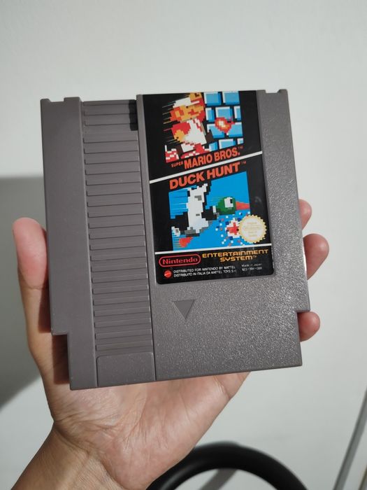 Joc Super Mario Bros + Duck Hunt nintendo nes 8bit