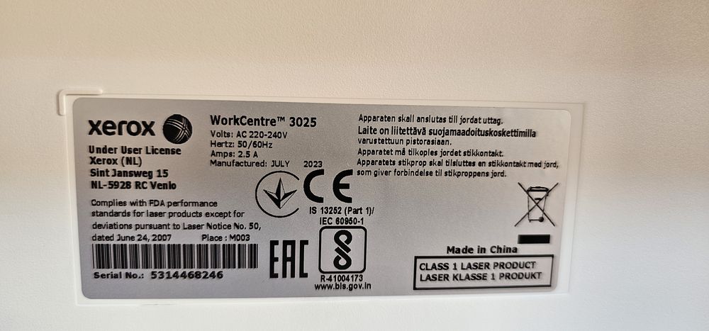 Продам принтеры  Xerox WorkCentre 3025