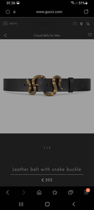 Curea Gucci Barbati Femei