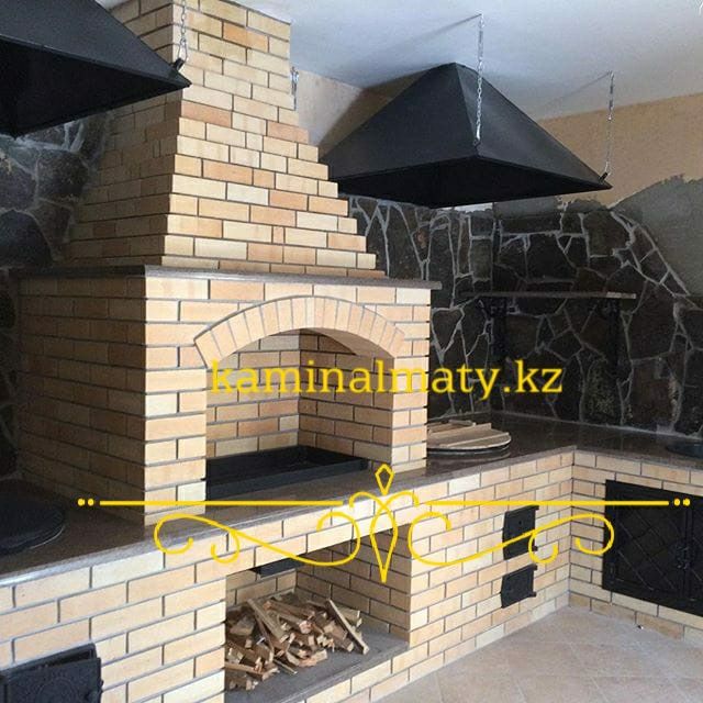 Барбекю зона- Комплексная печь