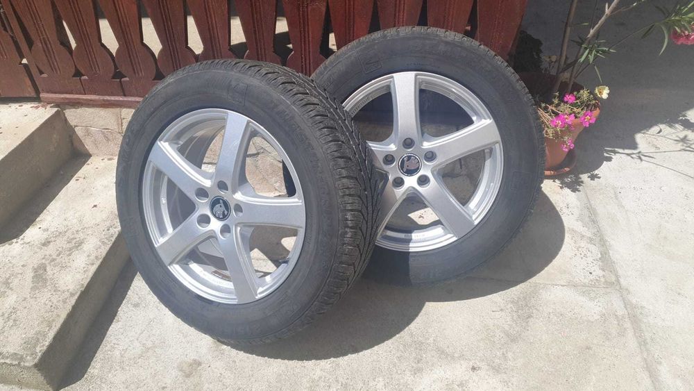 Set Jante Originalepe  17″ + Anvelope Iarnă 215/65R17 DOT 2018 (2000 lei)