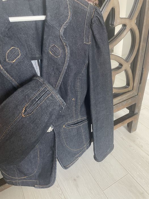 Sacou jeans model Massimo Dutti