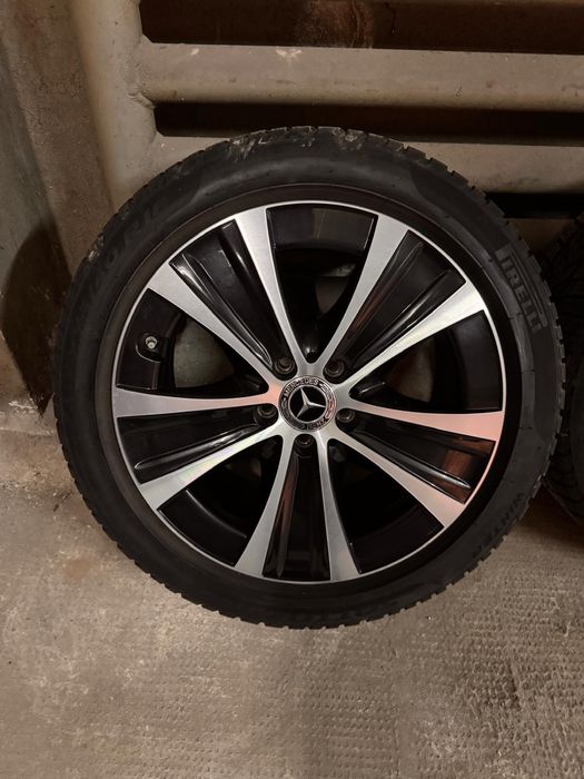 Jante Mercedes E Class originale, cu cauciucuri de iarna Pirelli  W213