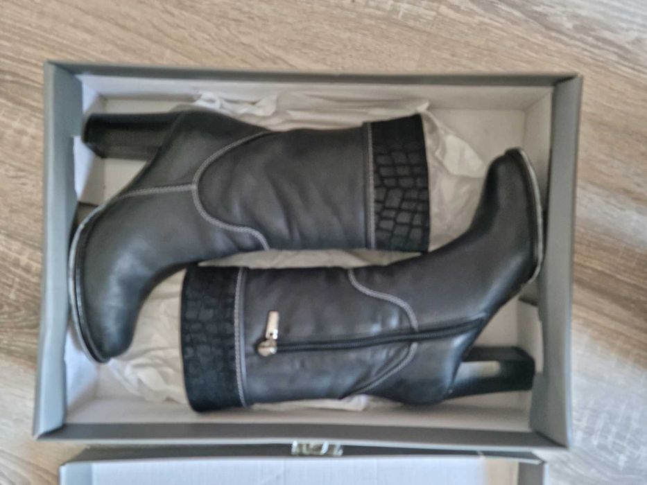 Gianni боти - естествена кожа