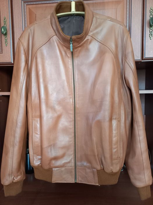 Куртка кожаная  мужская