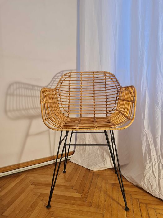Scaun din ratan - boho/scandinav