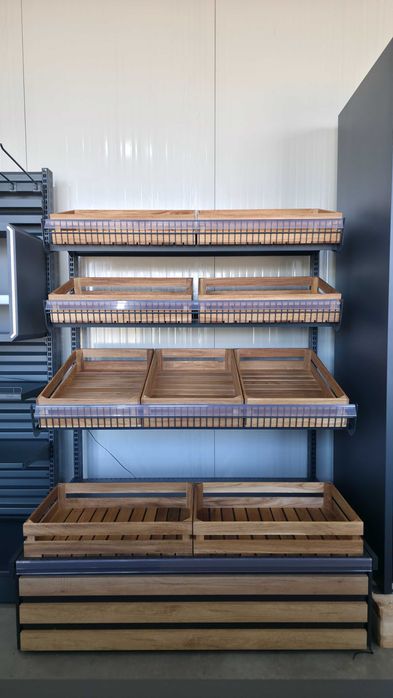 Rafturi PREMIUM , Rafturi magazin , Rafturi paine , fructe si legume , panificatie SHOWROOM
