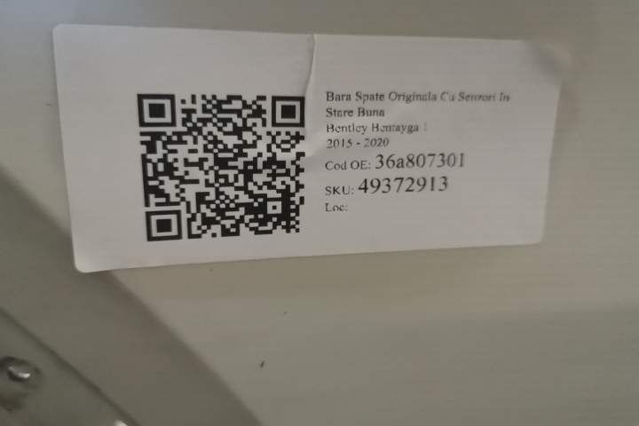 Bara Spate Originala Cu Senzori In Stare Buna Bentley Bentayga 1 2015