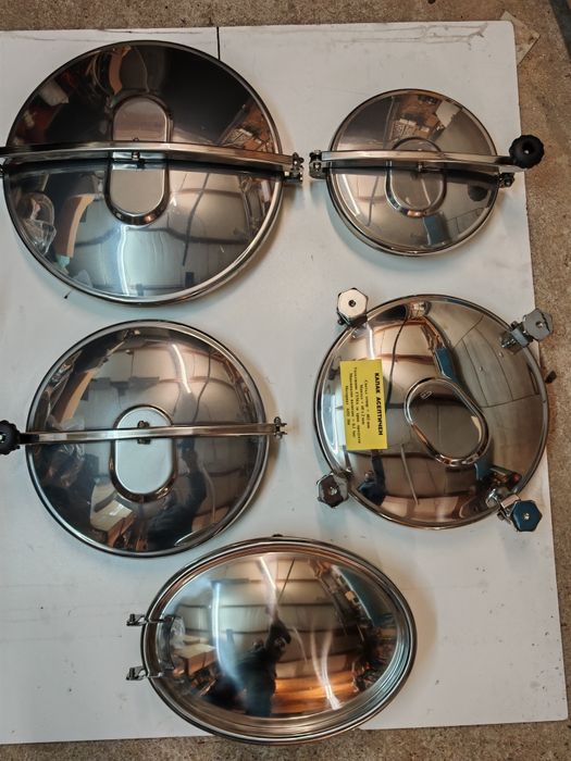 Продавам капаци от неръждаема стомана чисто нови