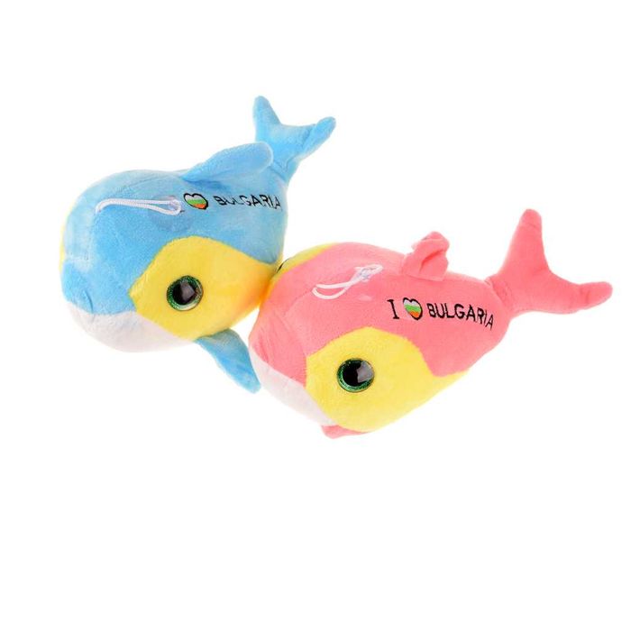 Сувенирна плюшена играчка - Плюшен делфин в два цвята