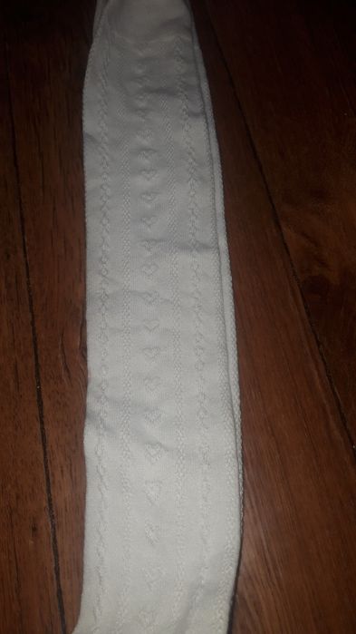 Колготки белые белый Колготки школьные