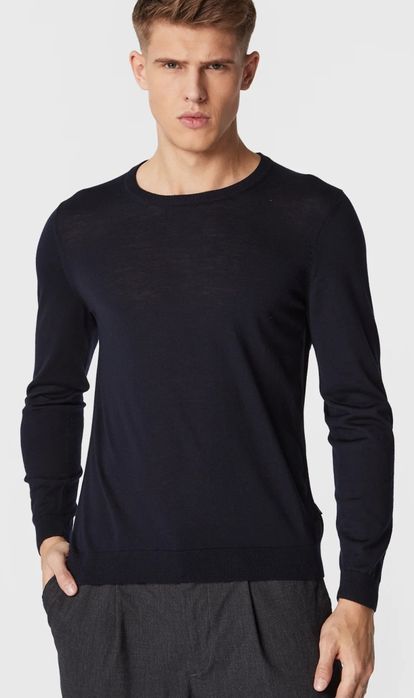 Boss мъжка блуза с дълъг ръкав XL и пуловер от мериносова вълна ( L)