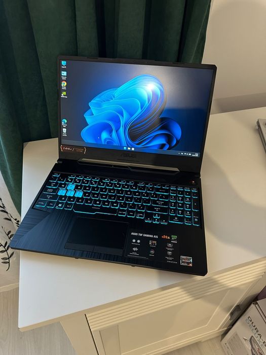 ASUS TUF Gaming A15 (Ryzen 5 7535HS, 16GB RAM DDR5, RTX 2050, 144Hz) - Impecabil