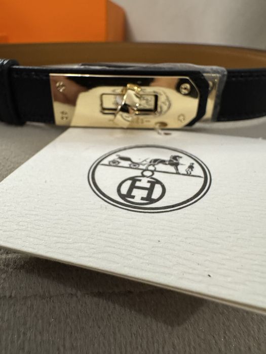Hermes-Чисто  нов оригинален  дамски кожен колан