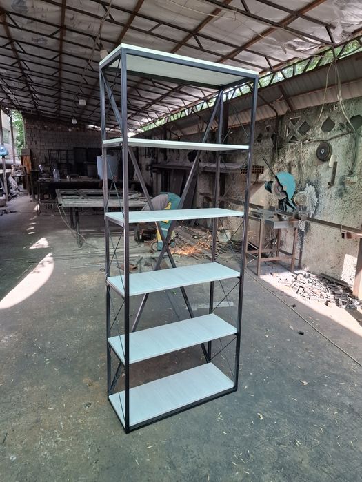 Лофт стелаж ва лофт столлар ишлаб чикарамиз