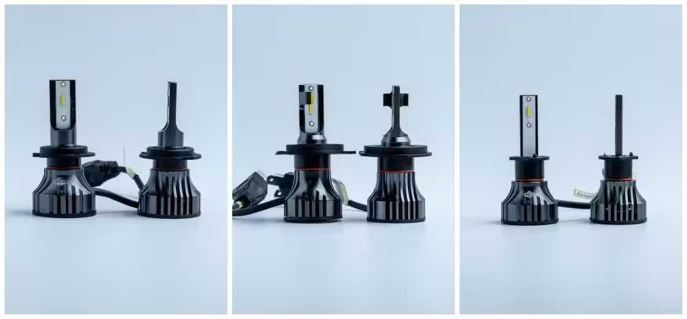 LED / ЛЕД Крушки M6 18000lm - H7, H4, H1. с 12м. Гаранция!