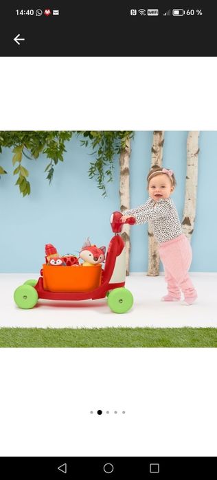 Scooter 3 în 1 zoo lisek