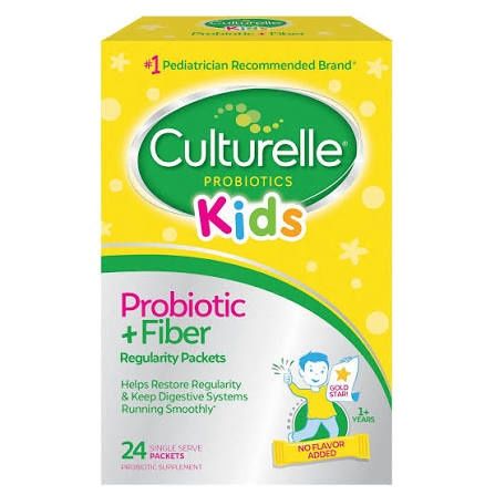 Culturelle Kids Probiotic + Fiber Packets (Ages 3+) - 24 Count - Diges