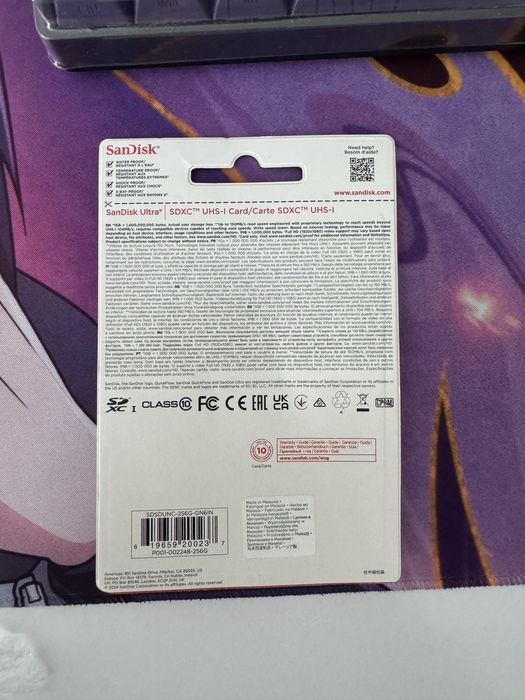 SanDisk Ultra SDXC 256 GB 150 mb/s