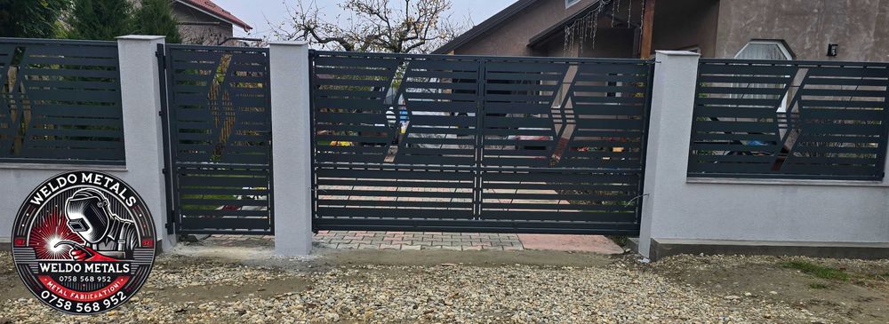Gard tabla decupata/Porti metalice/Imprejmuire/Porti tabla decupata