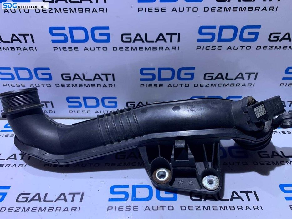 Conducta Tub cu Senzor Presiune Aer Radiator Intercooler Audi A4 B8 2.0 TDI CAGA CAGB CAGC CMEA 2008 - 2015 Cod 8K0145673L 8K0145673AE 8K0145673AK 8K0145673AP 8K0145673BB 038906051C 0281002401