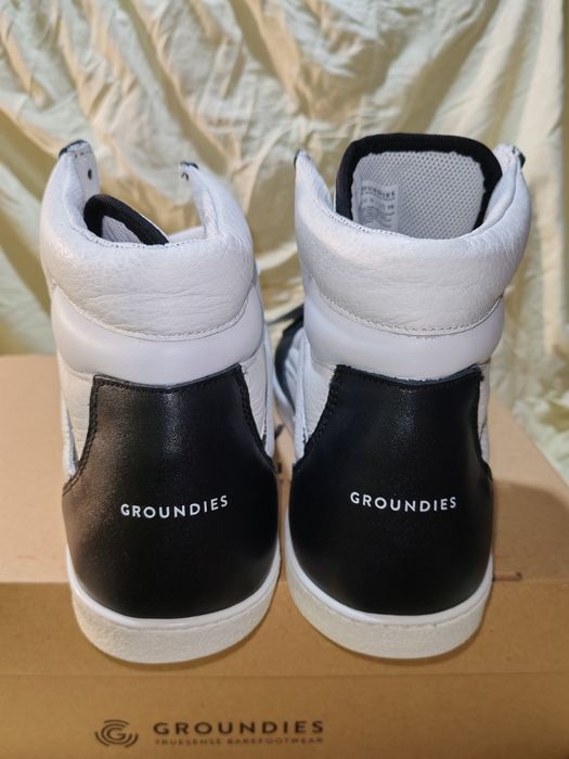 Високи мъжки кецове от естествена кожа GROUNDIES №45