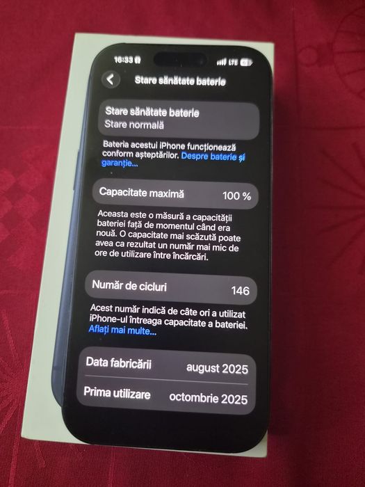 Vând sau schimb IPhone 17 pro la cutie