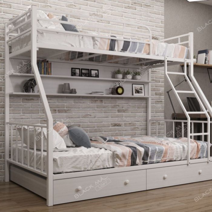 Двухъярусная Металл Кровать KOSMOS PRO | Loft krovat, metal kravat