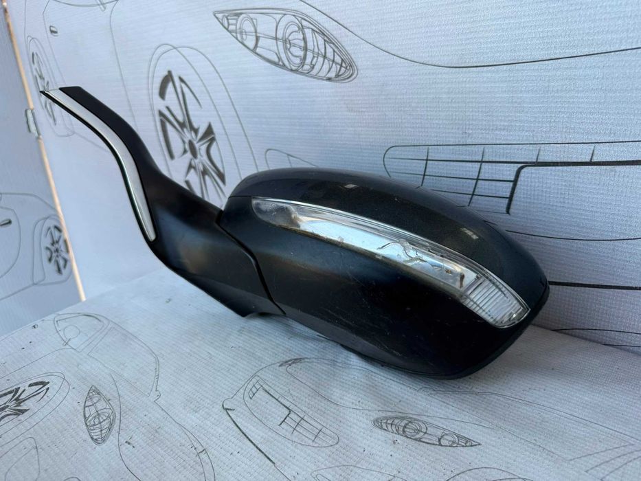 Oglindă Retrovizoare Stânga 3x4 Pini Peugeot 208 Hatchback 1607511580 / [2012-2019] / (5B3)