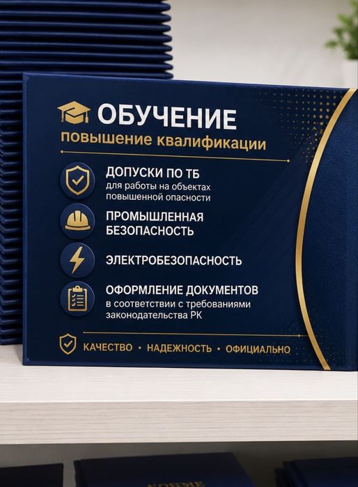 Корочки, удостоверения, допуск на работу, курсы повышения квалификации