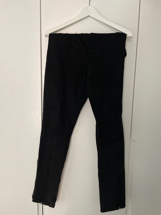 H&M черен дънков клин за бременни M