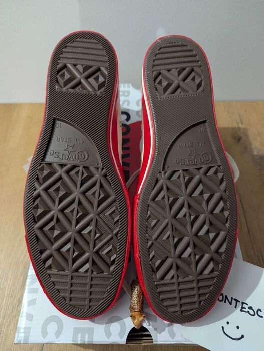 Converse x Comme Des Garçons Play Chuck 70 Hi "Pristine Red" - US 10 / EU 44 / CM 28.5 - NOU