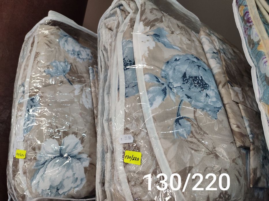 Комплект олекотена завивка, чаршаф и две калъфки