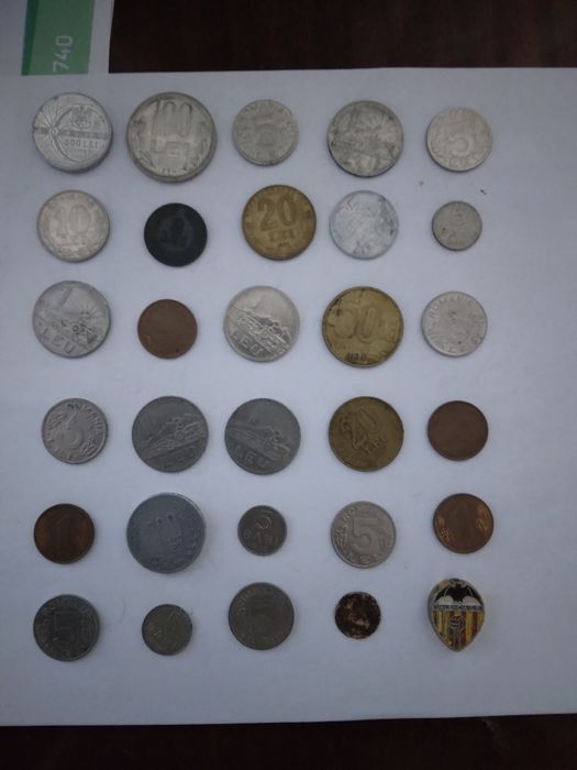 Lot de 30 de monede vechi ieftin la 300 de lei toate