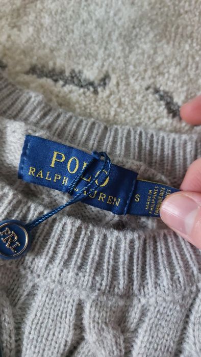 Pulover Ralph Lauren Gri S Y2k Old Money