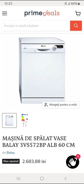 Masina de spalat vade Balay 60cm