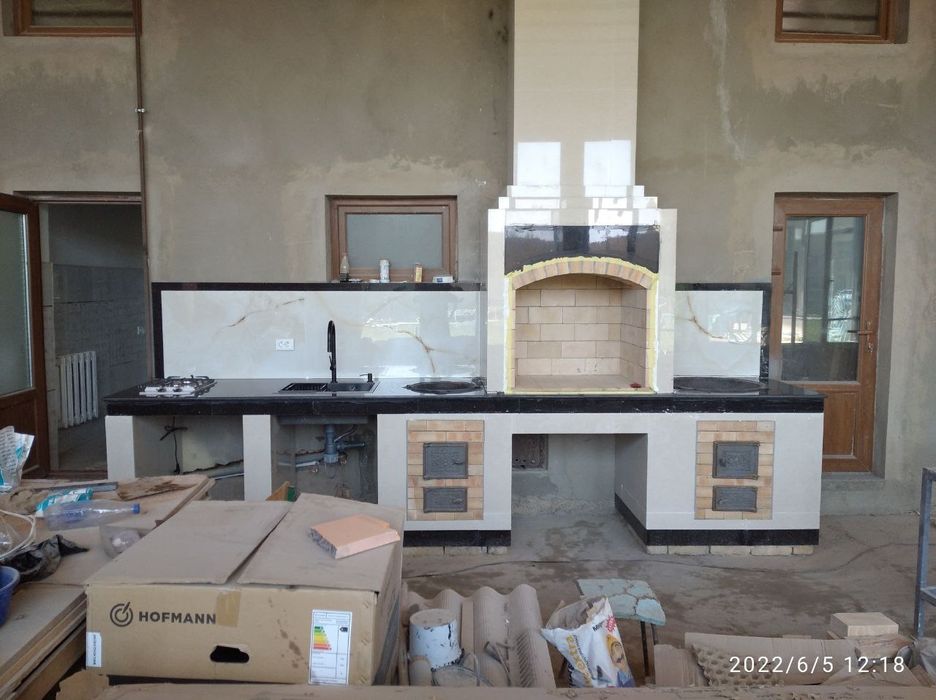 Барбекю, Летние кухни, Камины, Казаны