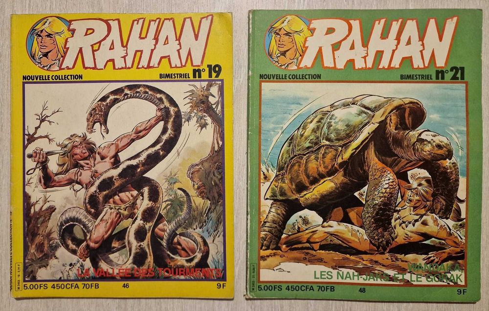 Reviste Rahan Nouvelle Collection, limba franceză, 1978-1982