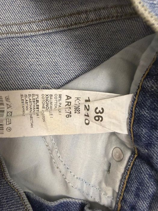 Kikiriki Fustă din denim mini albastru deschis mărimea 36 / S