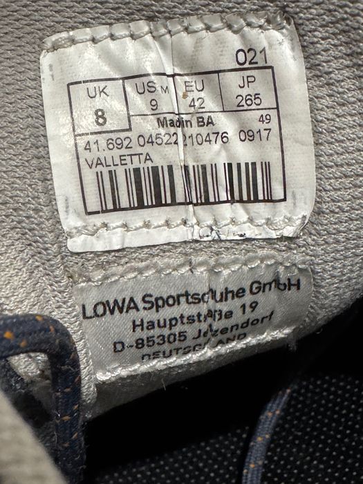 Lowa Men's Valletta Shoe.