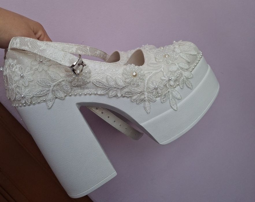 Panfori eleganti mireasa masura 37/38