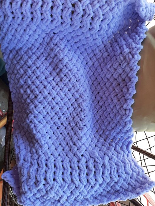 Плетено  децко одеяло