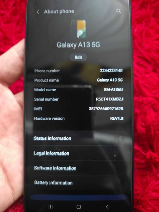 Samsung galaxy A13  5G